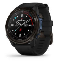 Descent Mk3i – 51 mm - Carbon grey DLC titanium with black silicone band - 010-02752-11 - Garmin